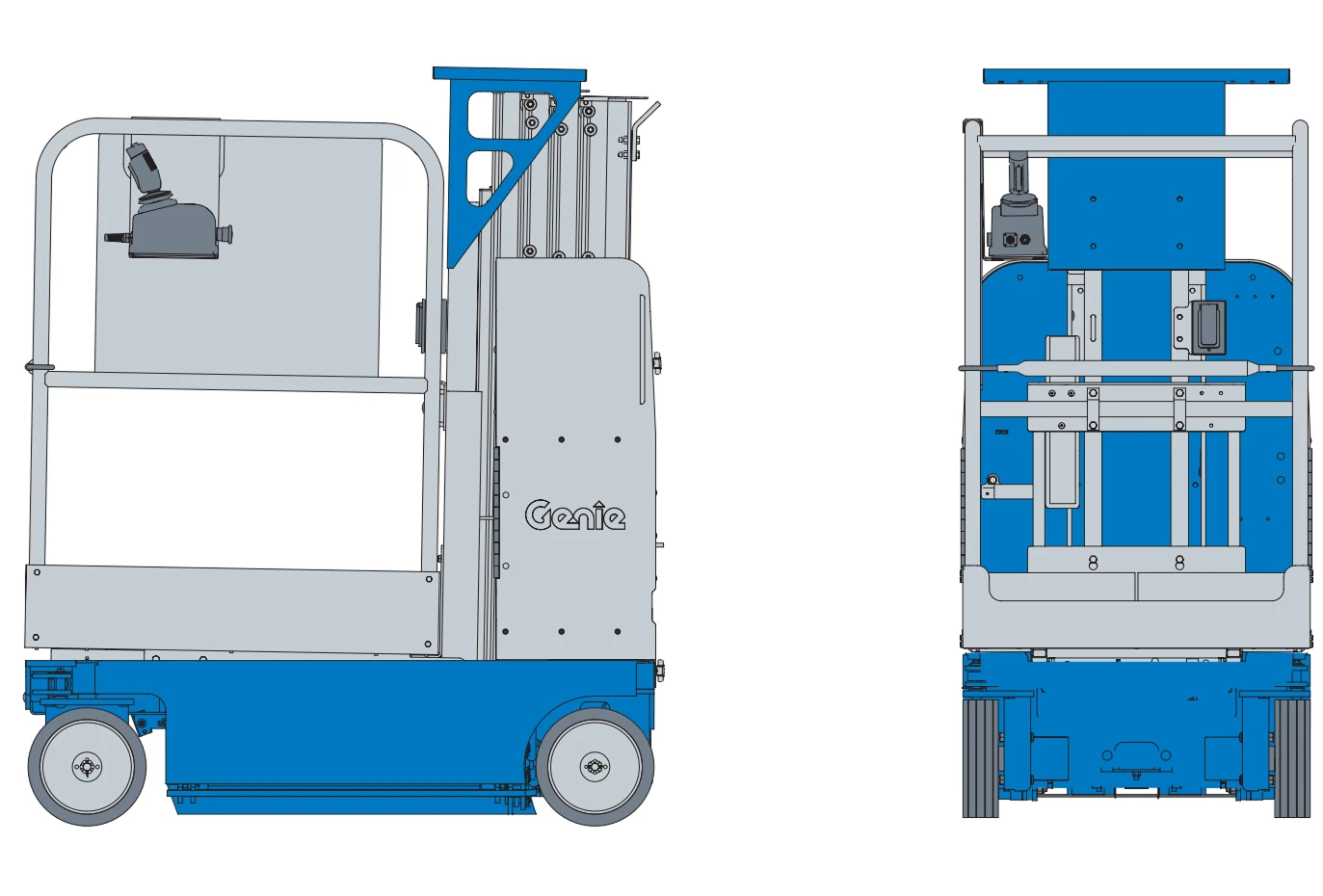 Genie GR15 | Runabout Vetical Mast Lifts | Genie’s UK Distributor
