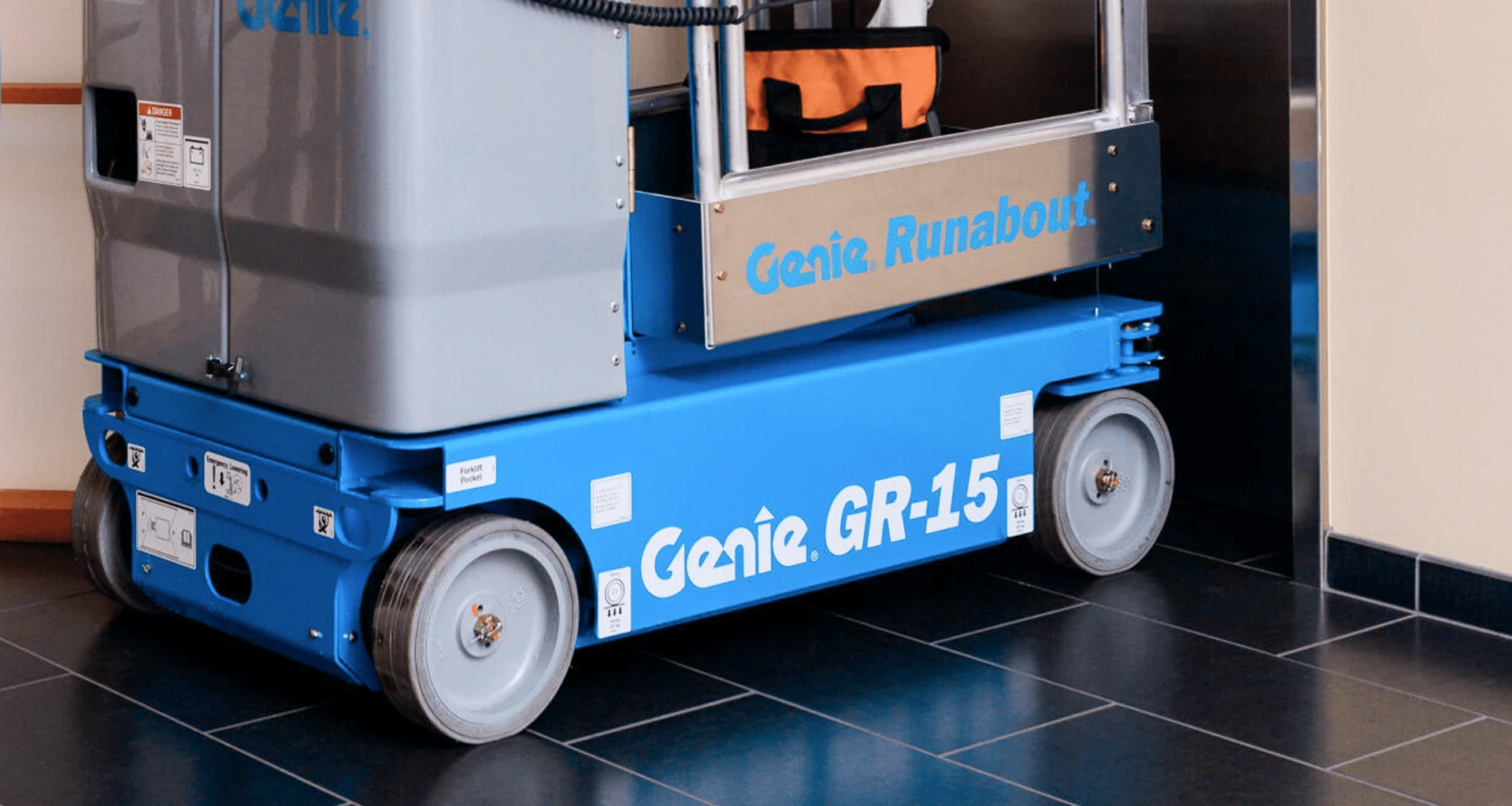 Genie GR15 | Runabout Vetical Mast Lifts | Genie’s UK Distributor
